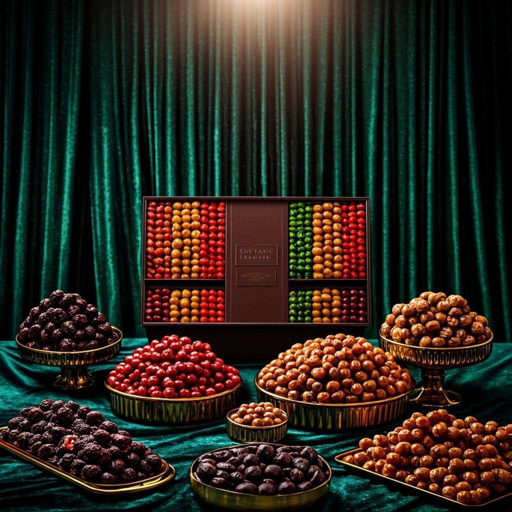Coffret Fruits Secs & Noix Dorées — SULTAN DES DELICES
