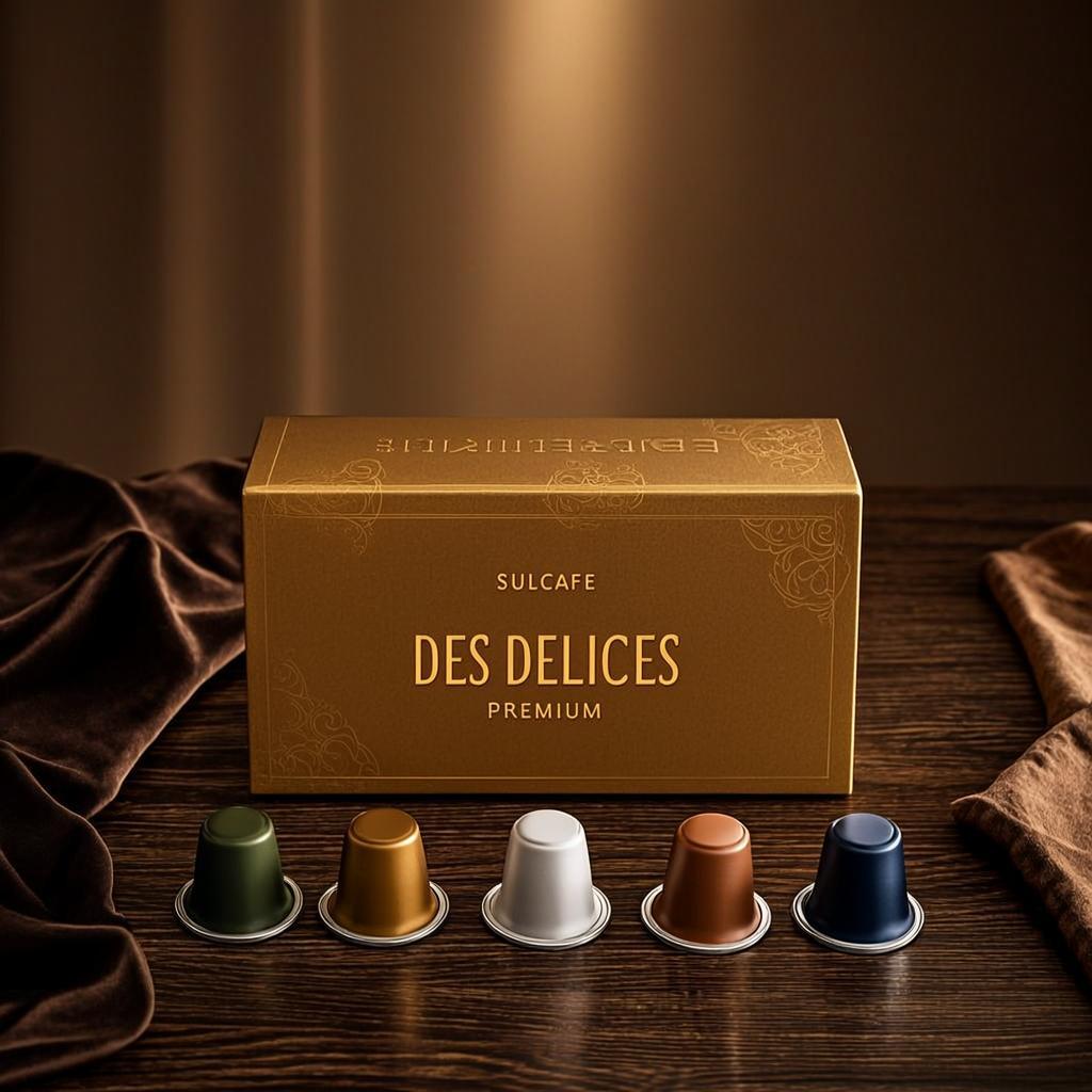 Capsules Compatibles Or — Édition Prestige — SULCAFE