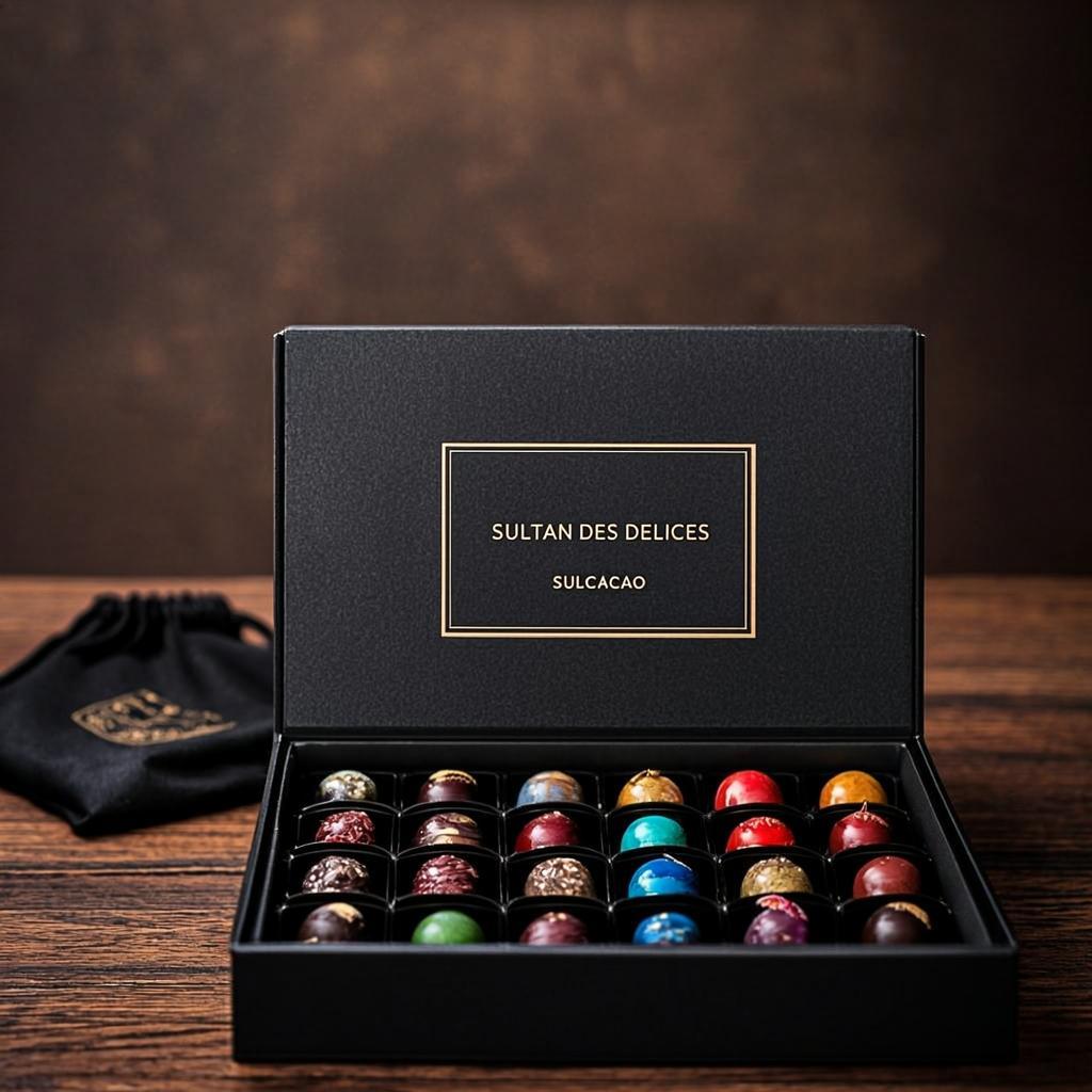 Truffes Or & Émeraude — Sachet Signature — SULCACAO