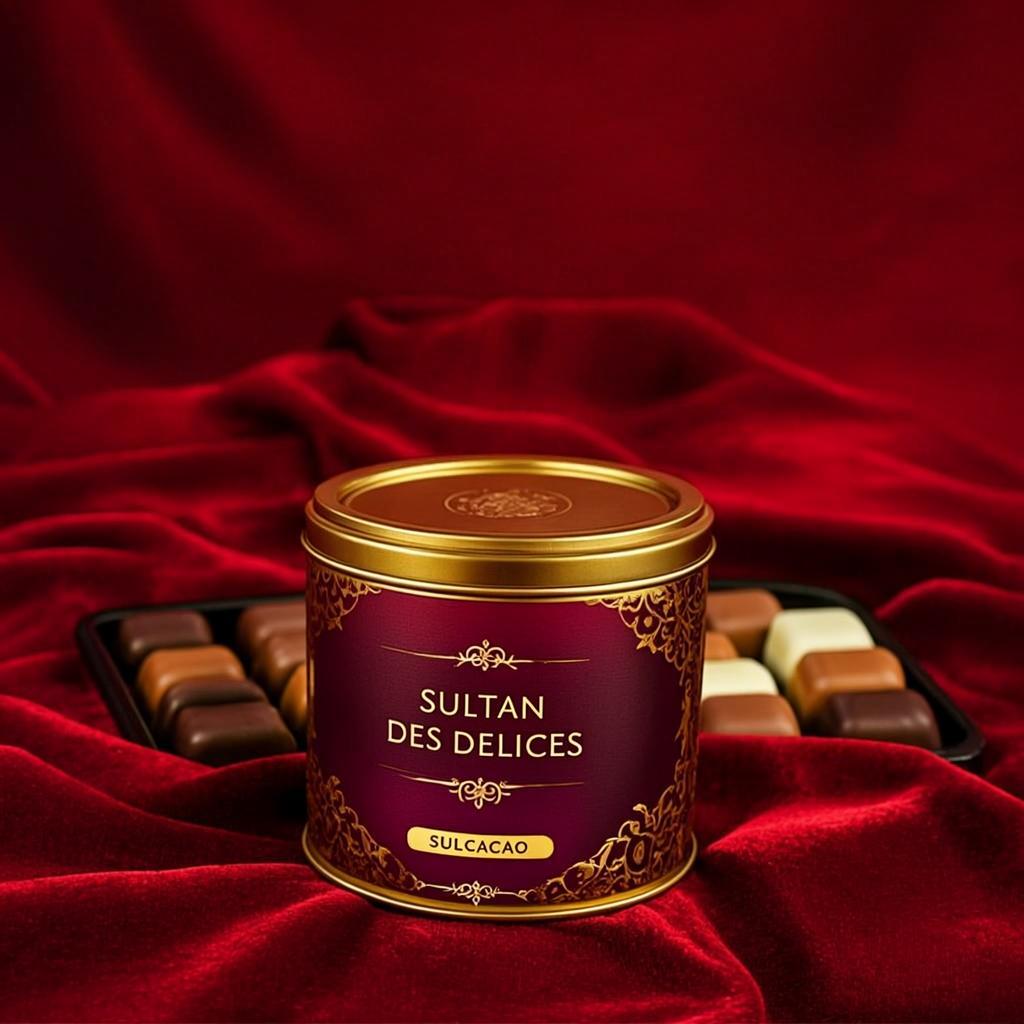 Poudre Cacaotée du Sultan — Boîte Ornée — SULCACAO