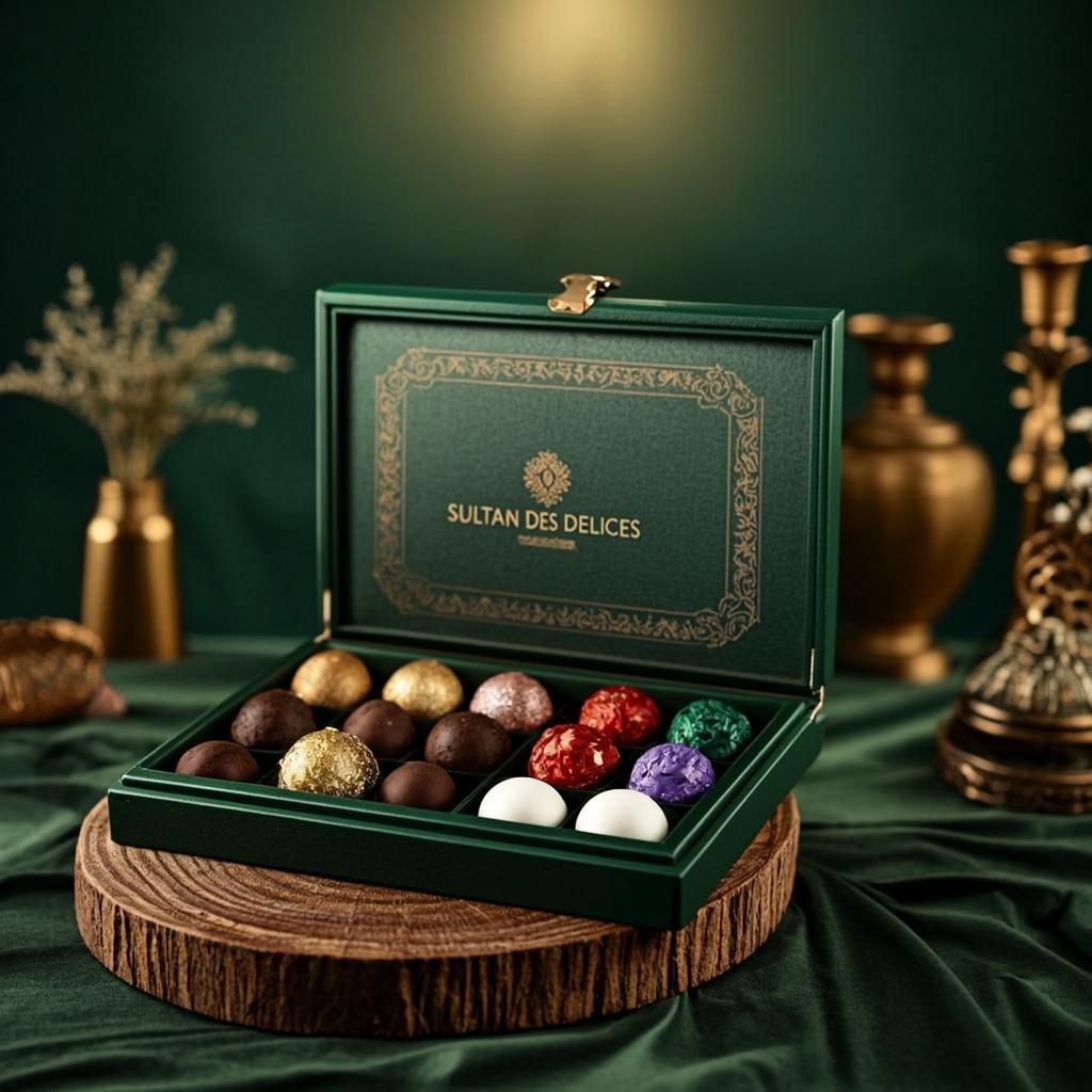 Truffes Or & Émeraude — Édition Royale — SULCACAO