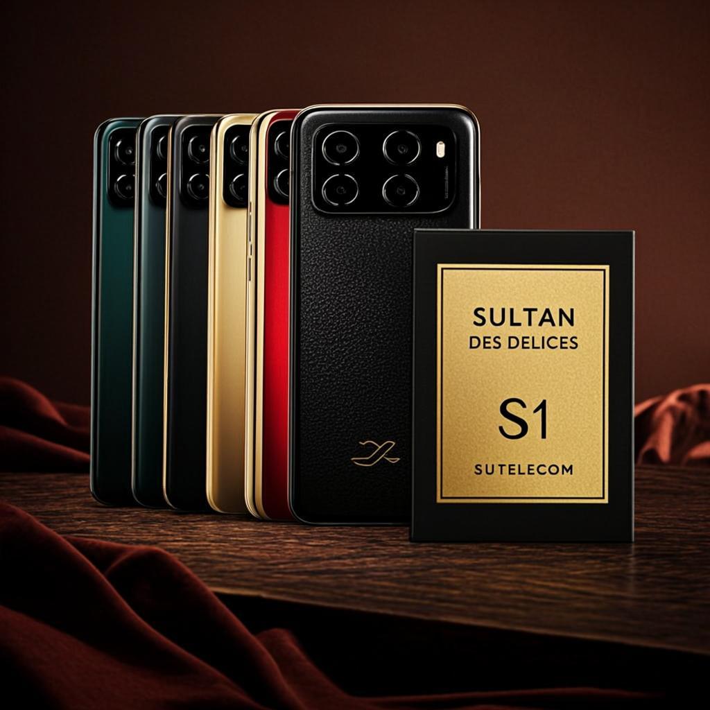 Smartphone Sultan S1 Noir & Or — SULTELECOM