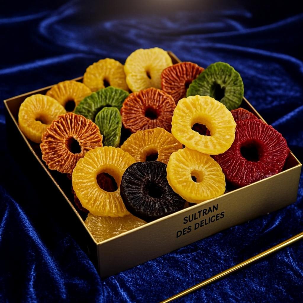 Ananas Séché en Tranches Dorées — SULFRUITS