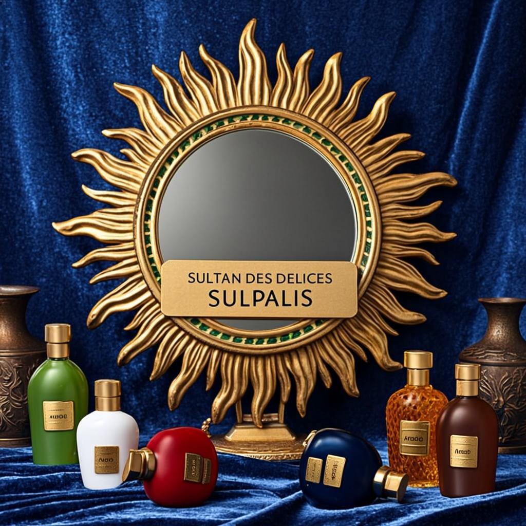 Miroir Mural Soleil Doré — SULPALAIS