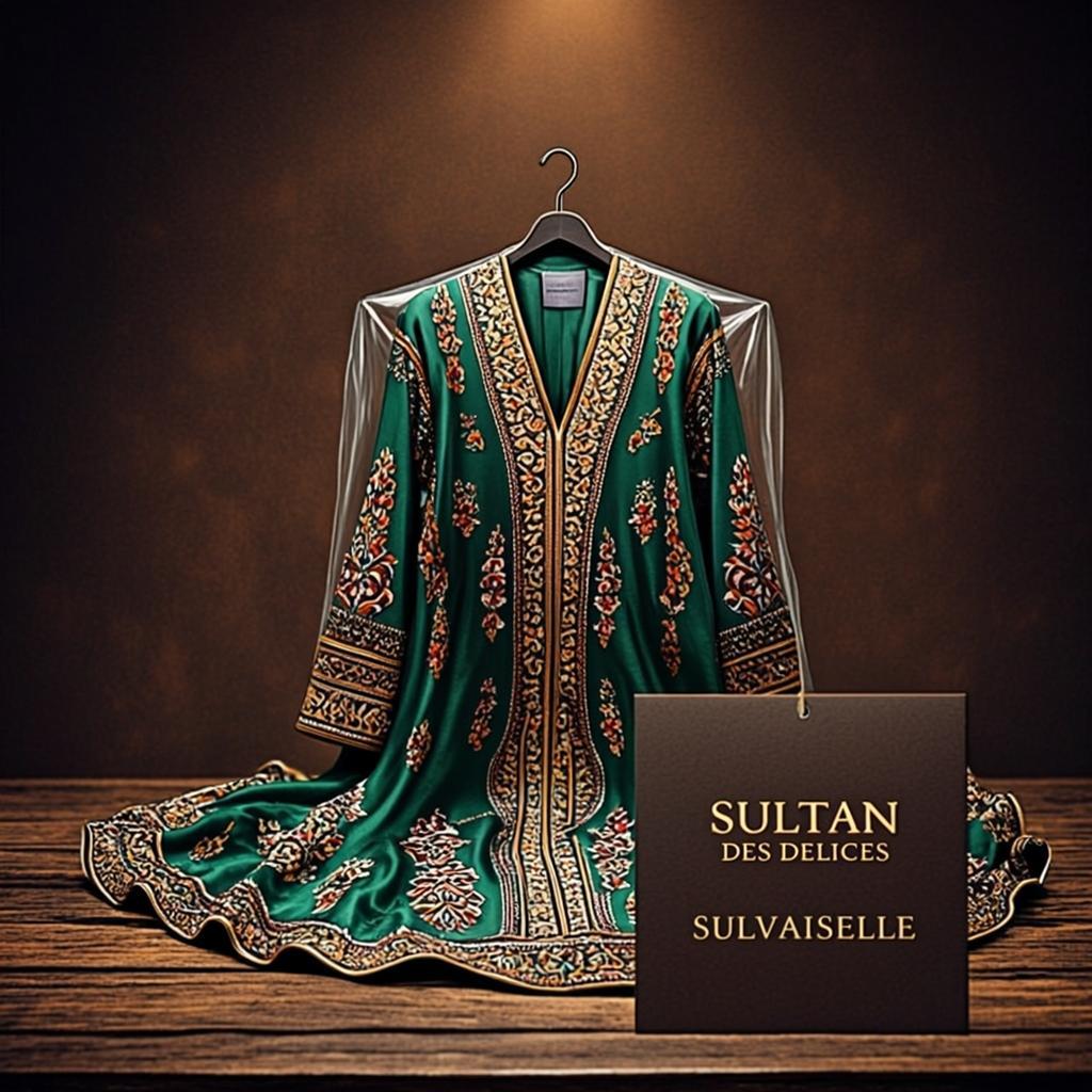 Boubou Soie Fil d'Or — SULVAISELLE