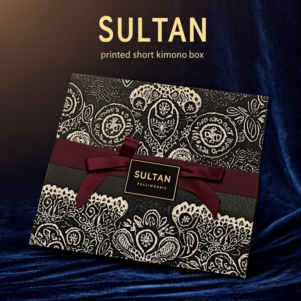 Kimono Court Imprimé Sultan — SULLINGERIE