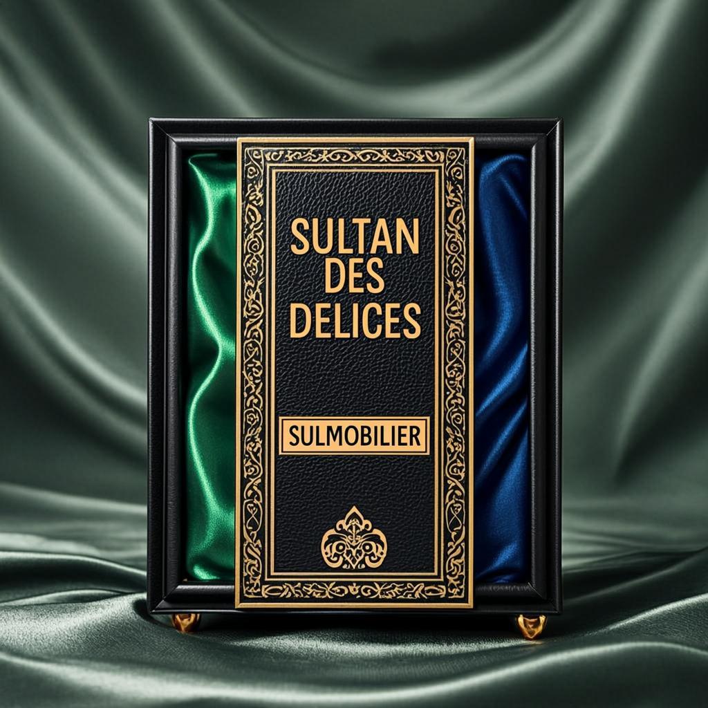 Bibliothèque Laquée Noir & Or — SULMOBILIER