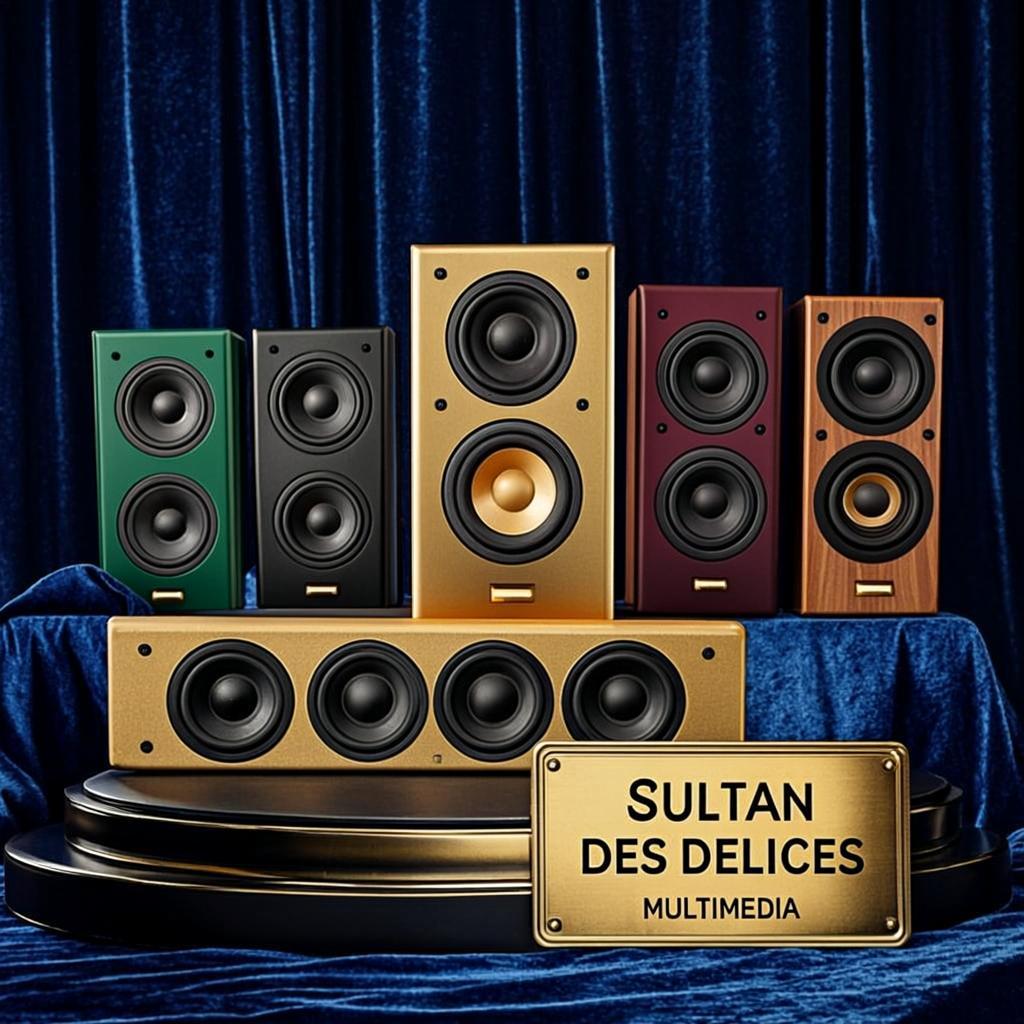 Barre de Son Cinéma 5.1 Or — SULMULTIMEDIA